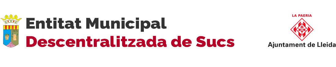 Entitat Municipal Descentralitzada de Sucs – La Paeria – Ajuntament de Lleida